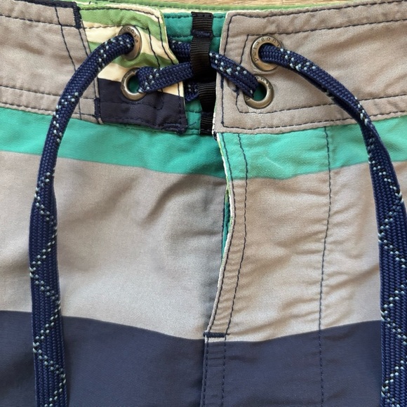 Patagonia Wavefarer Engineered Board Shorts Fitz Stripe Men’s 32 Swim Trunks - Picture 7 of 10